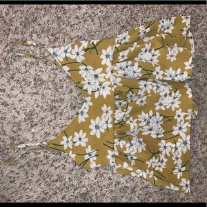 Shein floral crop top